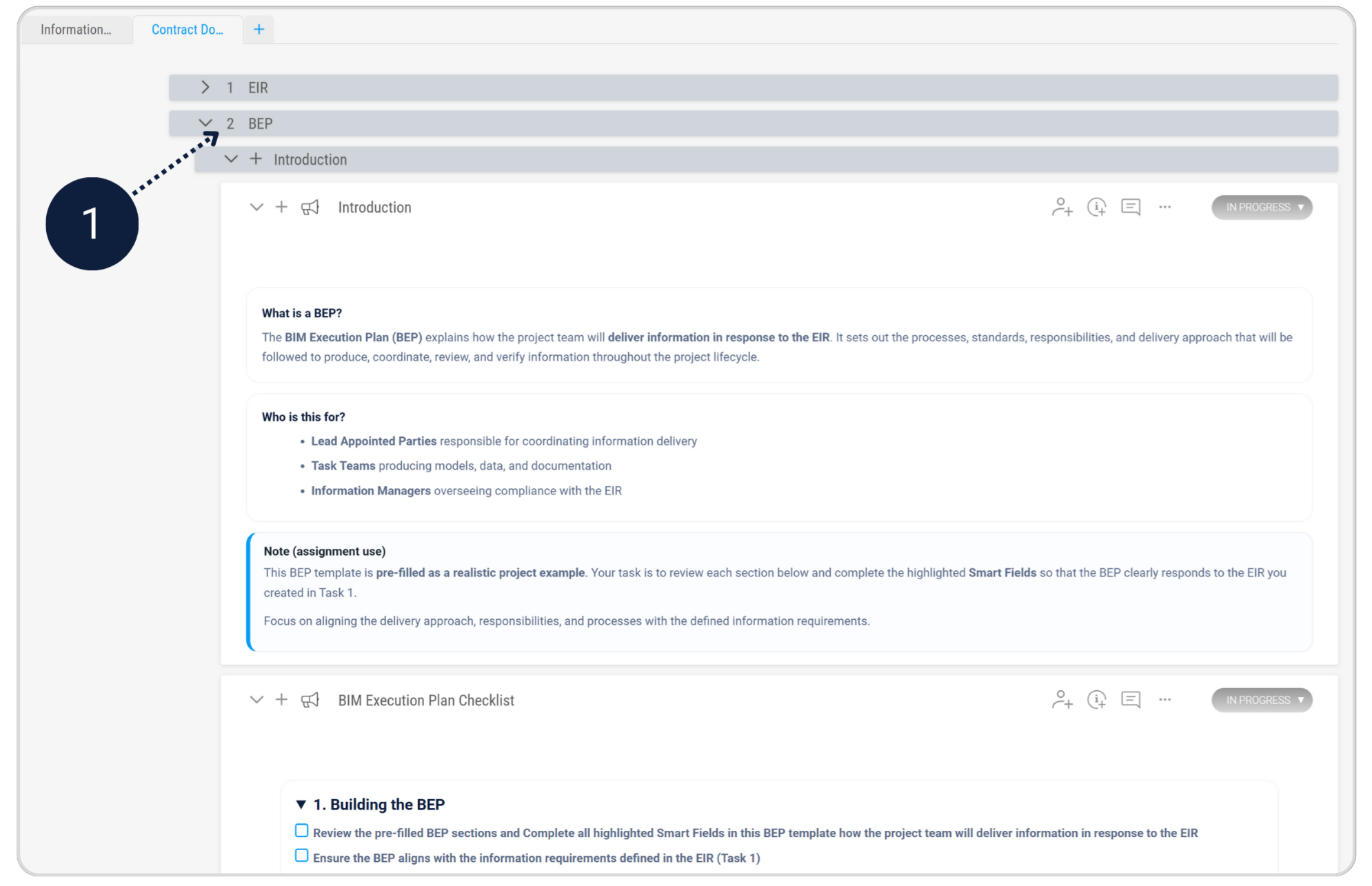 BEP Document Location