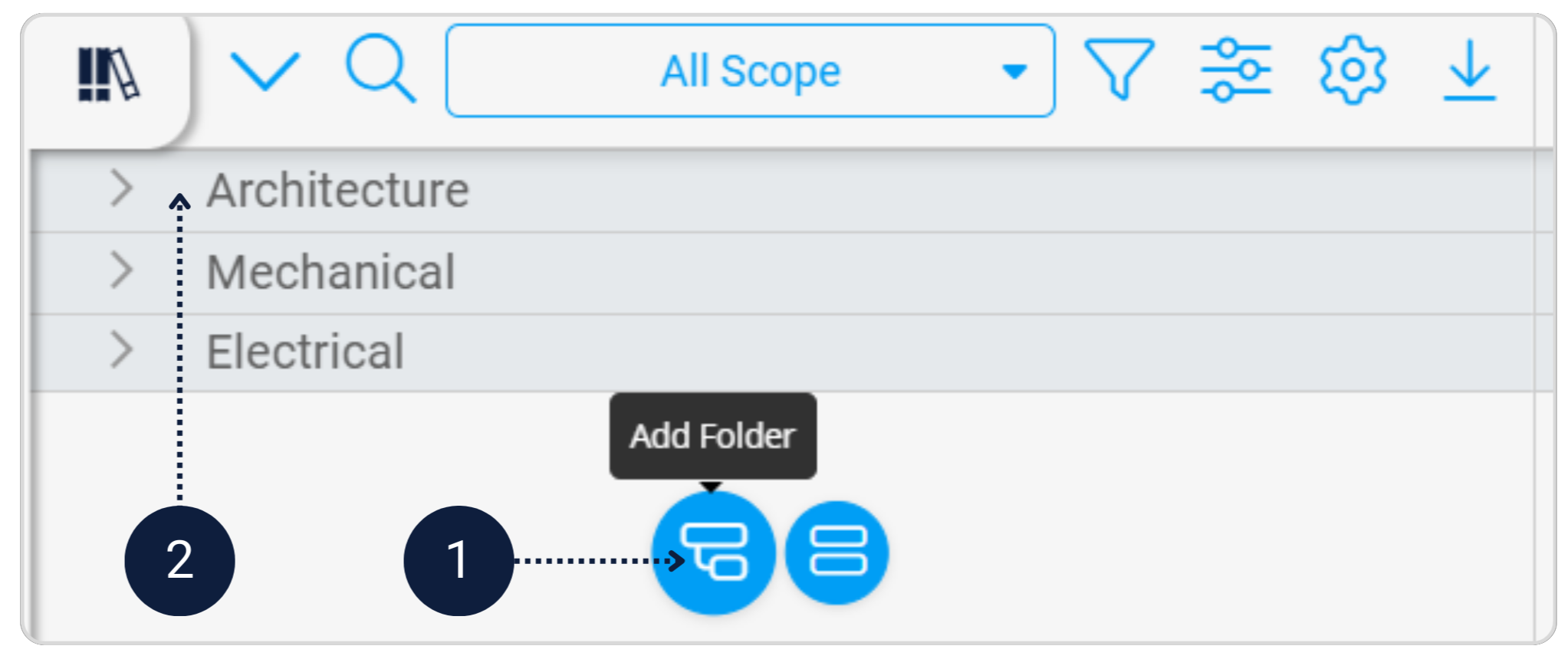 Creating Discipline Folders